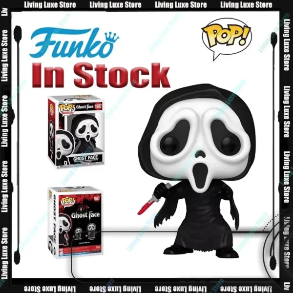 New Original Funko Pop Scream Ghostface Vinyl Handheld Model Horror Movie Periphery [Not Many in Quantity]