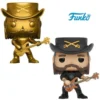 FUNKO POP Motorhead Gold Lemmy Kilmister #49 Vinyl Dolls Action Figures Collection Model Toys for Children Birthday Gift