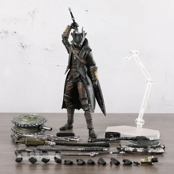 Figma Bloodborne: The Old Hunters Edition Hunter [Figma 367-DX] Action PVC Figure Doll Collectible Model Figurine Toy