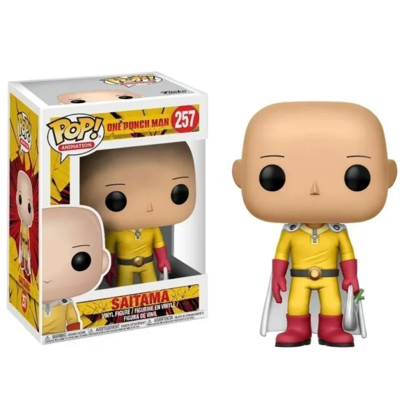 FUNKO POP
 One Punch Man Saitama #257 Vinyl Action Figures Collection Model Toys for Children Birthday Gift