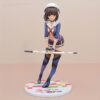 [Anime Racing Girl PVC Figure] Anime Racing Girl PVC Collectible Model - Cute Chibi-Style, Dynamic Pose, Vibrant Colors, Detailed Design for Home, Office, Car Decor, Perfect Gift for Anime Fans 18+, Desk Decoration, Playful Character Figure, Quality Craft